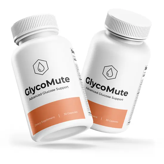 GlycoMute blood sugar support supplement bottle